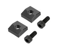 sourcing map Guitare Écrou Blocage Pince et Vis Métal Guitare Chaîne Bloc Écrou Raccords Noir pour Pont Trémolo 6pcs