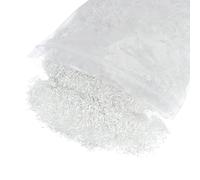 sourcing map Hachée Fibre Verre Brins 3mm Longueur Anti-fissuration Fibres Verre pour Ciment Mélanger pour Bâtiment Parois Jardin Sol 1LB
