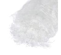 sourcing map Hachée Fibre Verre Brins 6mm Longueur Anti-fissuration Fibres Verre pour Ciment Mélanger pour Bâtiment Parois Jardin Sol 1LB