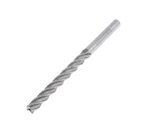 sourcing map hélicoïdale HSS Couleur Argenté 4 Groove-flûte 8mm diamètre coupe Fraise en bout