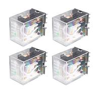 sourcing map HH52P DC 24V bobine DPDT 2NO 2NC 8Broches Relais puissance universel 4pcs