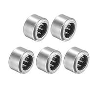 sourcing map HK101610 Roulements à Aiguilles 10mm Alésage 16mm OD 10mm Largeur Acier Chromé Extrémité Ouverte 5Pcs