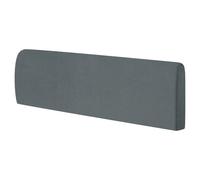 Sourcing Map Housse de protection extensible pour tête de lit - 1,8 m - Anti-poussière - Jacquard - Pour tête de lit de 1,7 à 1,9 m - Gris foncé