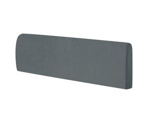 Sourcing Map Housse de protection extensible pour tête de lit - 1,8 m - Anti-poussière - Jacquard - Pour tête de lit de 1,7 à 1,9 m - Gris foncé