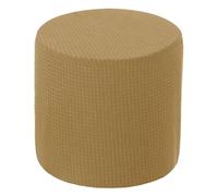 sourcing map Housse de protection ronde extensible pour pouf de 24,9 à 32 cm de diamètre - Housse de protection antidérapante pour repose-pieds de chambre à coucher, salon, thé