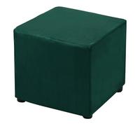 sourcing map Housse de repose-pieds extensible carré avec protection élastique de repose-pieds pour salon, chambre à coucher, longueur de 33 à 45,7 cm, vert foncé