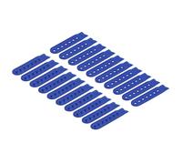 sourcing map Housse de sangle snapback, boucle réglable en plastique pour réparation de casquettes, noir foncé, 80x20mm