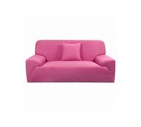 sourcing map- Housses de canapé classiques extensibles avec taie d'oreiller, Fuchsia 92-122