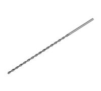 sourcing map HSS Haut Vitesse Acier Droit Tige Parabolique Cannelure Hélicoïdal Foret Spirale Extension 3mm Foret Diamètre 160mm Longueur