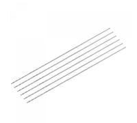 sourcing map HSS(Haute Vitesse Acier) Extra Long Forets Hélicoïdaux 2mm Perceuse Diamètre 300mm Longueur 6 Pcs