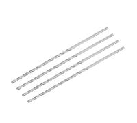 sourcing map HSS(Haute Vitesse Acier) Extra Long Forets Hélicoïdaux 3.5mm Perceuse Diamètre 160mm Longueur 4Pcs