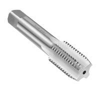 sourcing map HSS6542 Robinet manuel 1-1/2"-6 UNC 2B Filetage à gauche Tarauds Style Plug Flûte Droite Vis Taraudeuse Outil de filetage Haute Vitesse Acier