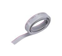 sourcing map IDC Câble Plat Fil Métal 1m/3.3" Long 1.27mm Pas 10 Broches Gris Câble Nappe