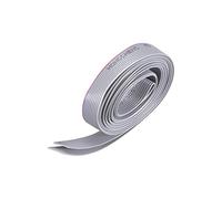 sourcing map IDC Câble Plat Fil Métal 2m/6.6" Long 1.27mm Pas 10 Broches Gris Câble Nappe