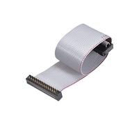 sourcing map IDC Câble Plat Fil Métal FC/FD Connecteur A-Type 26Broches 2.54mm Pas 0.2m Long Câble Nappe