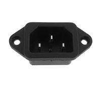 sourcing map IEC 320 C14 fiche Male 3 Broches PCB Connecteur du Panneau d'entree d'alimentation