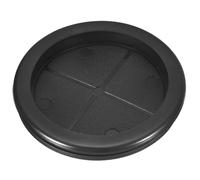 sourcing map Œillets en caoutchouc avec trou de perçage de 80 mm, diamètre intérieur de 70 mm, bouchons de trou simple face pour protection de fil de câble de pare-feu, noir