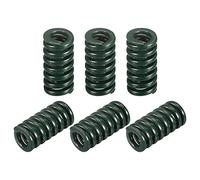 sourcing map Imprimante 3D Matrice Ressort, 6pcs 8mm OD 15mm Long Spirale Estampage Compression Moule Matrice Ressorts pour 3D Imprimante Electrique Pièce, Vert