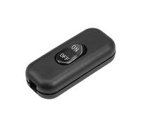 sourcing map Interrupteur câble ligne Marche-Arrêt lampe DPST bascule AC250V 6A noir