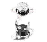 sourcing map Interrupteur contrôle température KSD301 thermostat 125°C 10A normalement fermé NC 2Pcs