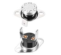 sourcing map Interrupteur contrôle température KSD301 thermostat 130°C 10A Angle droit N.C 2Pcs