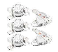 sourcing map Interrupteur contrôle température KSD301 Thermostat 140°C 10A 6,3mm N.C 5Pcs Borne