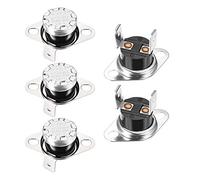 sourcing map Interrupteur contrôle température KSD301 thermostat 140°C 10A normalement fermé NC 5Pcs