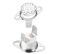 sourcing map Interrupteur contrôle température KSD301 Thermostat 150°C 10A NC6.3mm borne 2Pcs