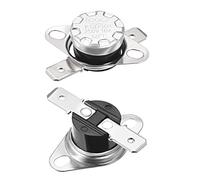 sourcing map Interrupteur contrôle température KSD301 thermostat 60°C 10A 6,3mm N.C Borne 2Pcs