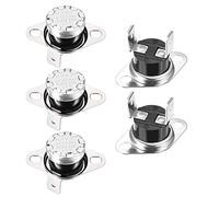 sourcing map Interrupteur Contrôle Température KSD301 Thermostat 65℃, 10A N.C 5Pcs