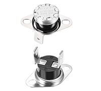 sourcing map Interrupteur contrôle température KSD301 thermostat 65°C 10A normalement fermé NC 2Pcs