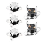 sourcing map Interrupteur contrôle température KSD301 thermostat 70°C, 10A, 5Pcs N.O