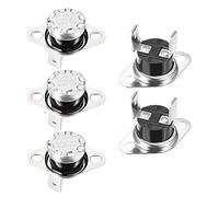 sourcing map Interrupteur contrôle température KSD301 thermostat 75°C 10A normalement fermé NC 5Pcs