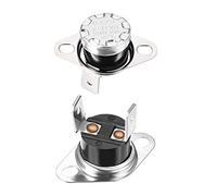 sourcing map Interrupteur contrôle température KSD301 thermostat 80°C 10A normalement fermé NC 2Pcs