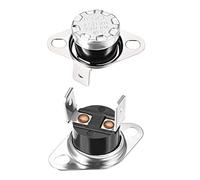 sourcing map Interrupteur contrôle température KSD301 thermostat 85°C 10A normalement fermé NC 2Pcs