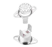 sourcing map Interrupteur contrôle température thermostat 190°C 10A normalement fermé NC 2Pcs