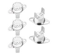 sourcing map Interrupteur contrôle température thermostat 210°C 10A normalement fermé NC 5Pcs