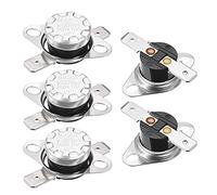 sourcing map Interrupteur contrôle température thermostat 40°C 10A normalement ouvert 6,3mm Broche 5Pcs