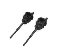 sourcing map 2pcs Jauge de Niveau d'huile de réservoir de Moteur de Moto en Plastique Noir pour GY6 125