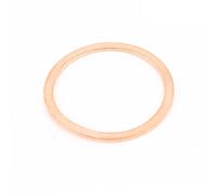 sourcing map Joint Cuivre 42mm x 50mm x 1.5mm Rondelle Cuivre Plate Joint Fixation Entretoise