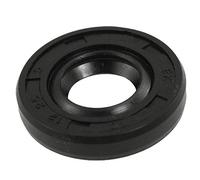 sourcing map Joint d'Étanchéité d'Arbre Joint Huile Arbre Rotatif Métrique 12x25x5mm TC Double Lèvres en Caoutchouc, Noir