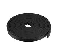sourcing map Joint d'étanchéité rectangulaire en caoutchouc Noir 15 mm x 5 mm x 5 m