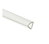sourcing map Joint Garniture PVC Feuille Protection Garniture Profilé U-Seal Apte 10-12mm Bord 1m/3.28ft Longueur 0.47" Hauteur Transparent