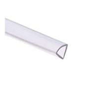 sourcing map Joint Garniture PVC Feuille Protection Garniture Profilé U-Seal Apte 10-12mm Bord 3Mètres/9.84ft Longueur 0.47" Hauteur Transparent