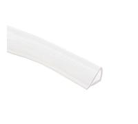 sourcing map Joint Garniture PVC Feuille Protection Garniture Profilé U-Seal Apte 7-9mm Bord 5m/16.4ft Longueur 0.47" Hauteur Transparent