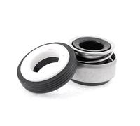 SOURCING MAP Joint Pompe à eau 12mm Diamètre intérieur Joint étanchéité Joint mécanique Ressort en métal Soufflet en caoutchouc