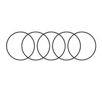 sourcing map Joint Torique 115mm OD 110.2mm ID 2.4mm Largeur Métrique Nitrile Caoutchouc Joint Étanchéité Paquet de 5