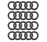 sourcing map Joint Torique 12mm OD 8mm ID 2mm Largeur Métrique Nitrile Caoutchouc Joint Étanchéité Noir 20pcs