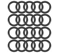 sourcing map Joint Torique 13mm OD 9mm ID 2mm Largeur Métrique Nitrile Caoutchouc Joint Étanchéité Paquet de 20