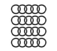 sourcing map Joint Torique 15mm OD 11mm ID 2mm Largeur Métrique Nitrile Caoutchouc Joint Étanchéité Paquet de 20